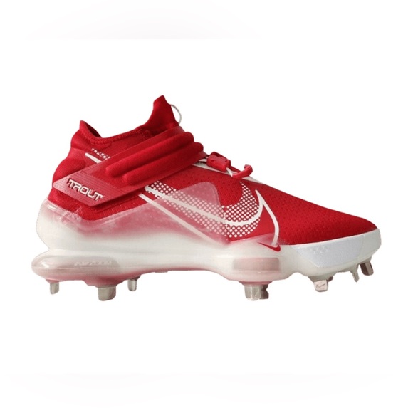 Nike Force Zoom Trout 7 Metal Baseball Cleats Men’s Size 14 Red White CI3134-602 - Picture 3 of 13